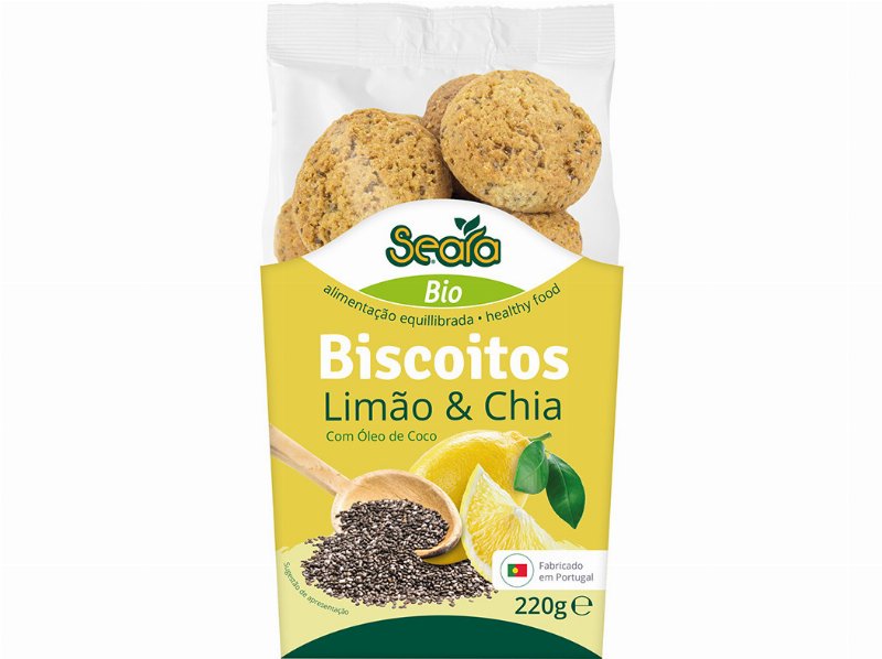 Biscoitos Seara De Limão Com Chia Bio 220 g