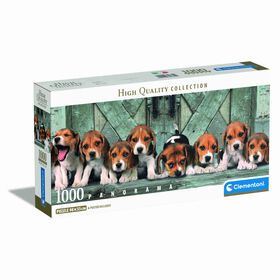 Clementoni - Puzzle Panorama Beagles 1000 Peças