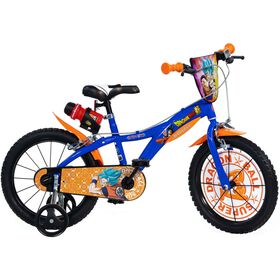 Bicicleta De Criança Com Garrafa 16'' 5-7 Anos Dragon Ball