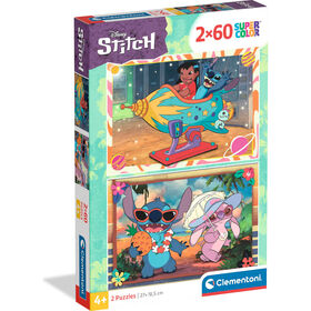 Clementoni - Puzzle Stitch 2X60 Peças