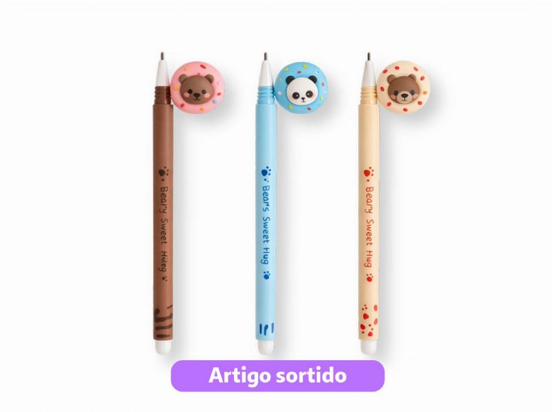 Caneta Apagável M&G Bear Sweet Modelos Sortidos