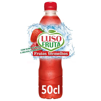 Água Sem Gás Luso Fruta Frutos Vermelhos Luso 0.5L