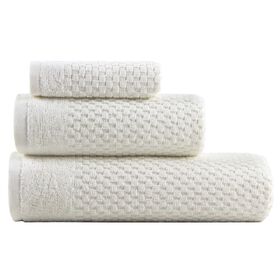 Conjunto 3 Toalhas Banho Bege Kasa 3 Un