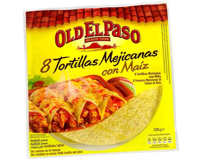 Tortilha Old El Paso Mexicana Milho 335 g