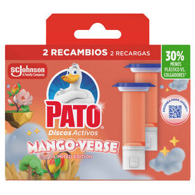 Discos Sanitários Ativos Recargas Mango-Verse Pato 2 Un