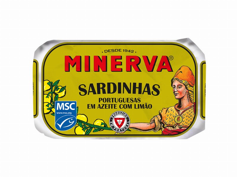 Sardinha Minerva Em Azeite C/ Limão 120(85)G