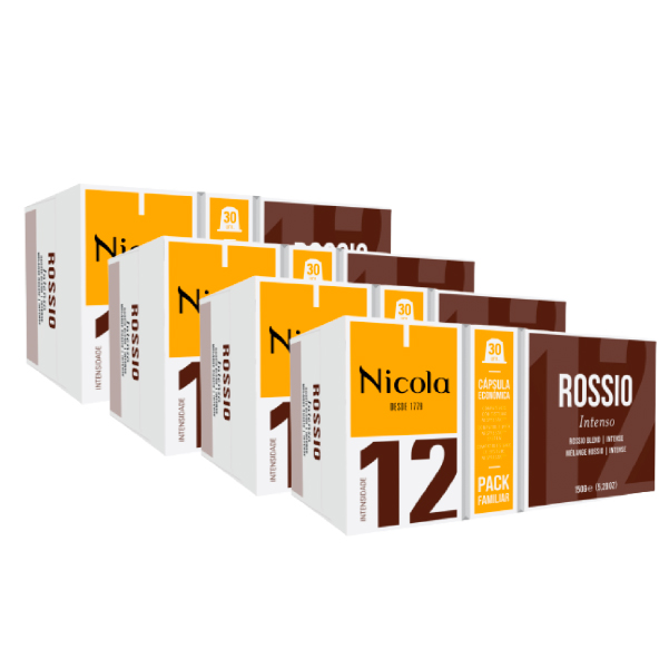 Cápsulas Café Comp. Nespresso Rossio 120 Cápsulas (4 X30Cáp) Nicola