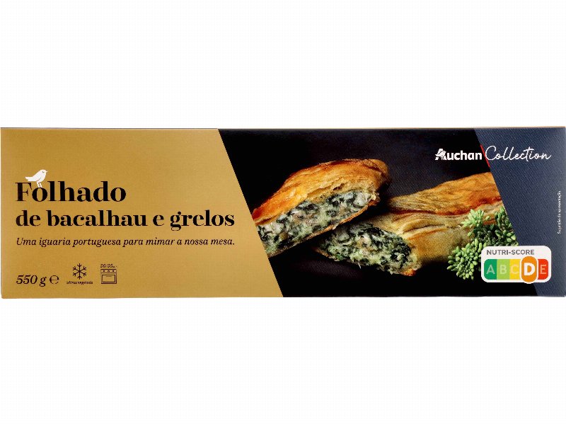 Folhado Auchan Collection Bacalhau E Grelos 550 g