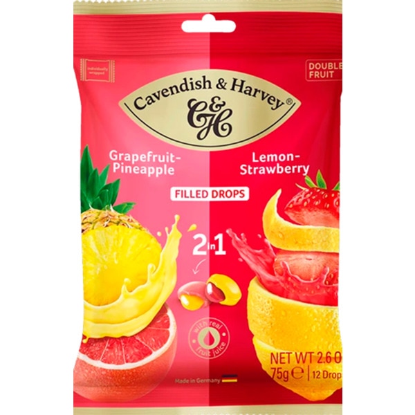 Rebuçados De Toranja, Ananás. Limão E Morango 75 g