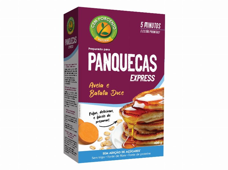 Preparado Panqueca Cem Porcento Batata-Doce 400 g
