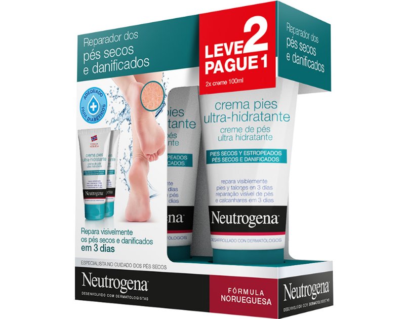 Creme Neutrogena Pés 2X100 g Leve 2 Pague 1