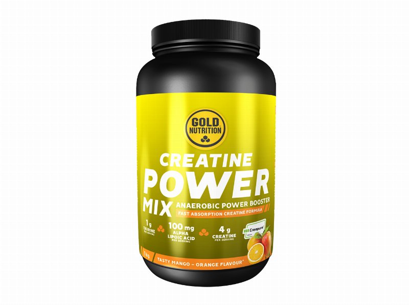 Suplemento Goldnutrition Creatine Power Mix Laranja Manga 1 kg
