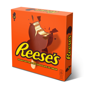 Gelado Manteiga De Amendoim E Chocolate De Leite Reeses 240 ml (3 Un)