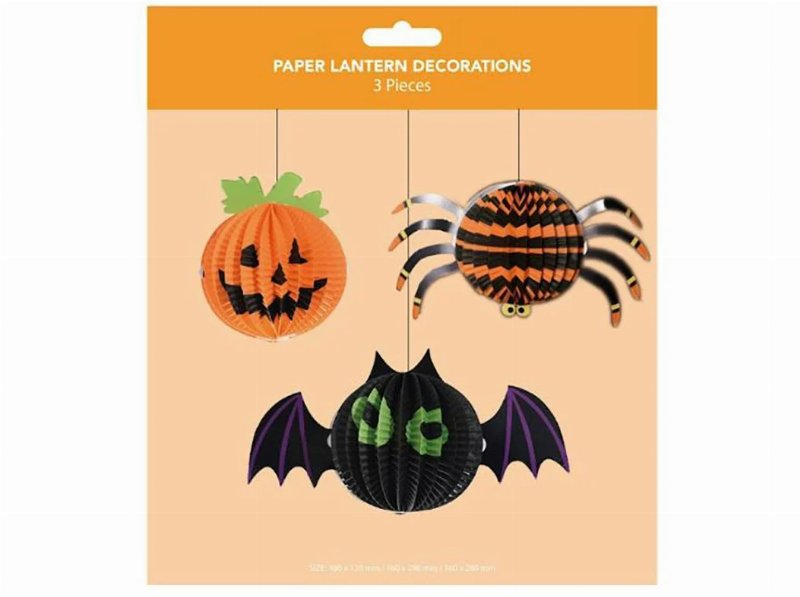 Bolas Papel Actuel Halloween 3 Peças
