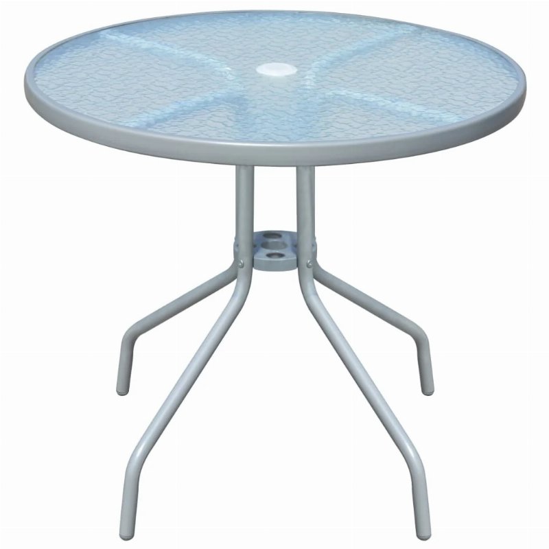 Hkh Mesa De Bistrô Aço - Cinzento