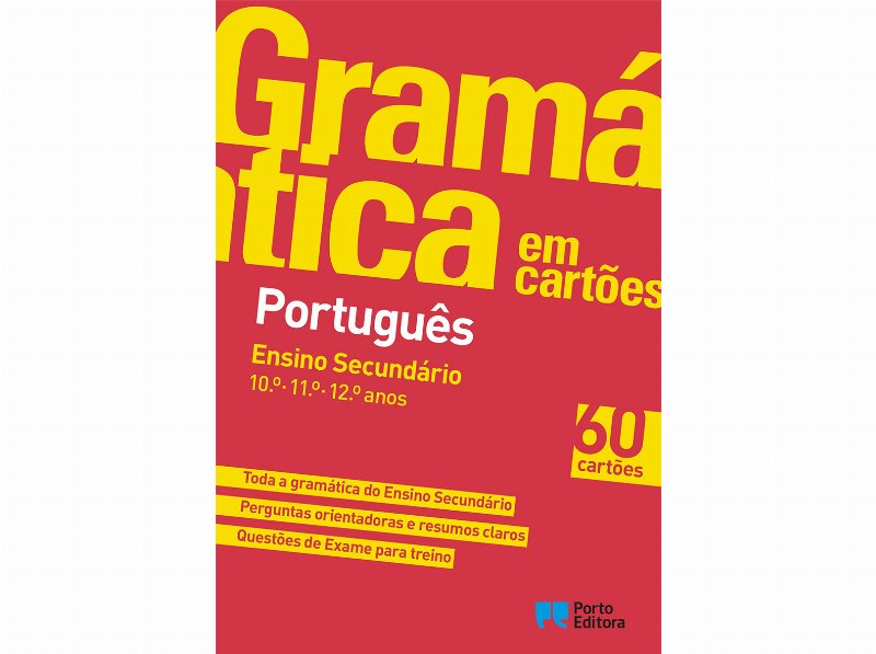 Livro Gramática Em Cartões - 10.º 11.º E 12.º Anos