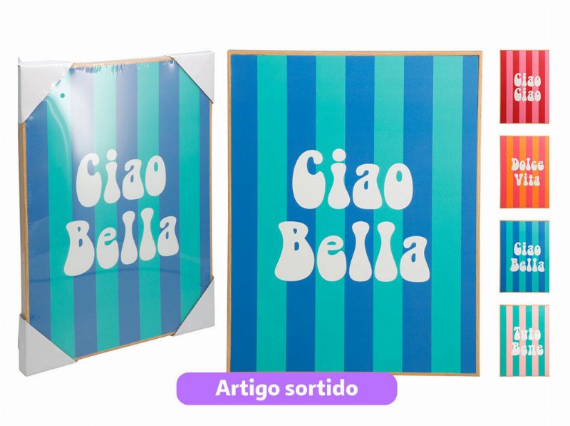 Quadro Mdf 38X28X2Cm Modelos Sortidos