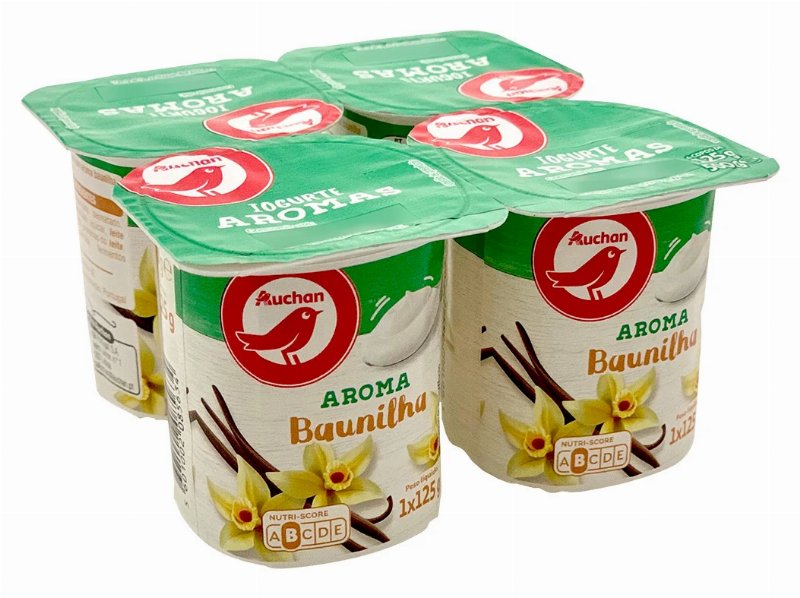 Iogurte Auchan Aroma Baunilha 4X125 g