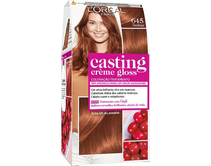 Coloracao Temporaria Casting Creme Gloss Nº645