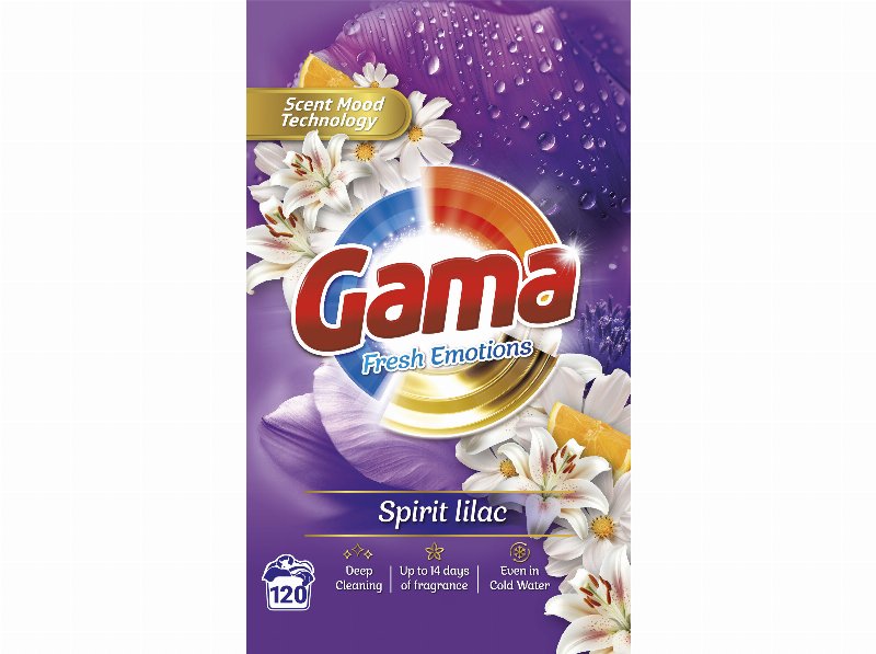 Det. Roupa Máq. Pó Gama Spirit Lilac 120D