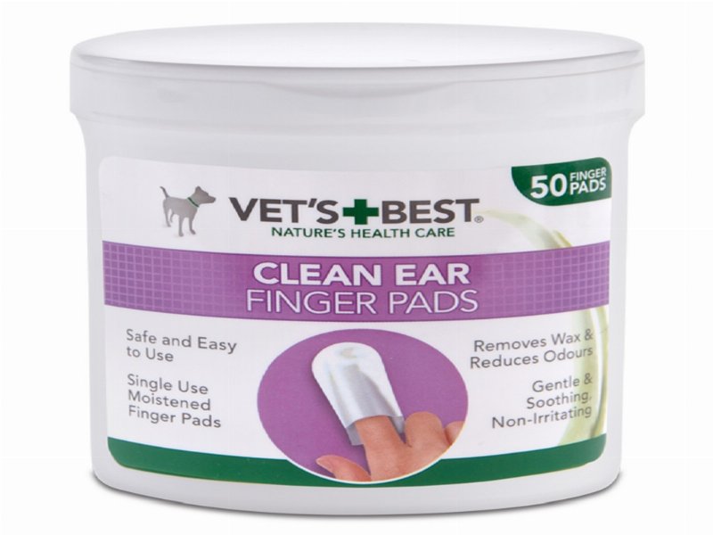 Toalhitas Vet's+Best Para Limpeza De Ouvidos 50 Unidades