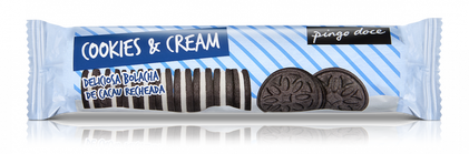 Bolachas Cookies & Cream Pingo Doce 0.154Kg