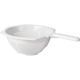 Escorredor Legumes Com Cabo Plástico Cinza Essencial Kasa
