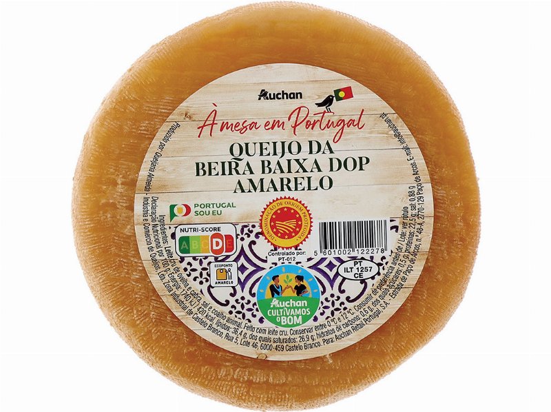 Queijo Amarelo Beira Baixa Dop Auchan À Mesa Em Portugal Cultivamos O Bom Un