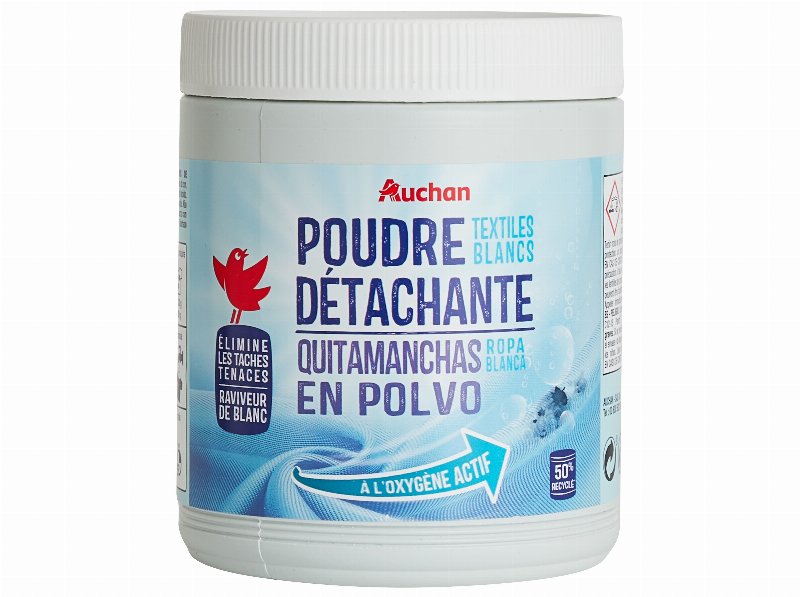 Tira Nódoas Em Pó Para Roupa Auchan Oxi Active Branco 1 kg