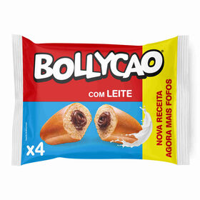 Bolo Com Recheio De Chocolate De Leite Bollycao 228 gr (4 Un)