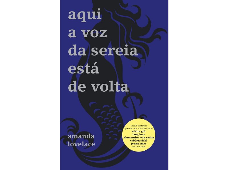 Livro Aqui A Voz Da Sereia Está De Volta De Amanda Lovelace