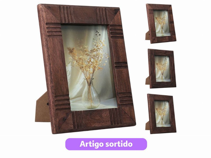 Moldura Madeira 19X2X24Cm Modelos Sortidos