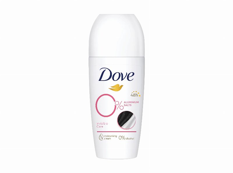 Deo Roll-On Dove Invisible Care 0% Alum 50 ml