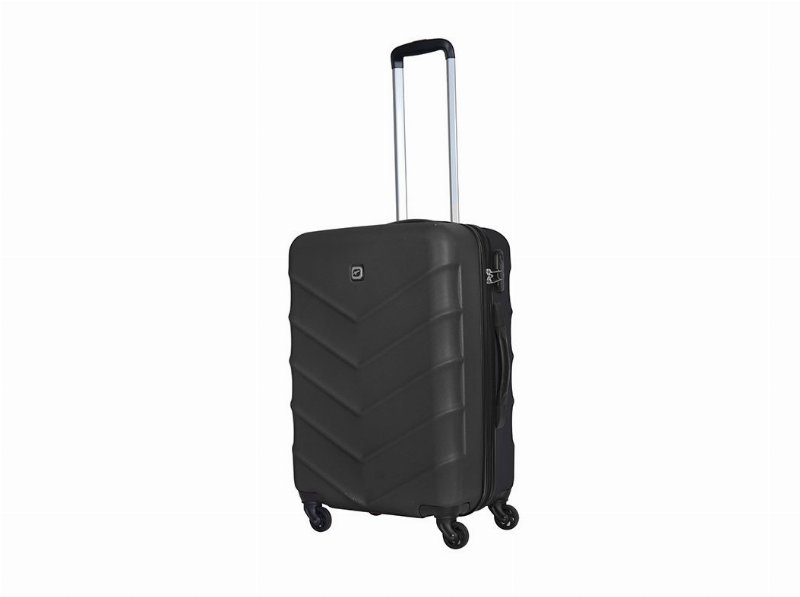 Mala De Viagem Rígida Airport Preto 4 Rodas 65X26X41Cm