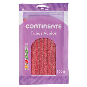 Gomas Ácidas Tubos Continente Infantil 100 gr