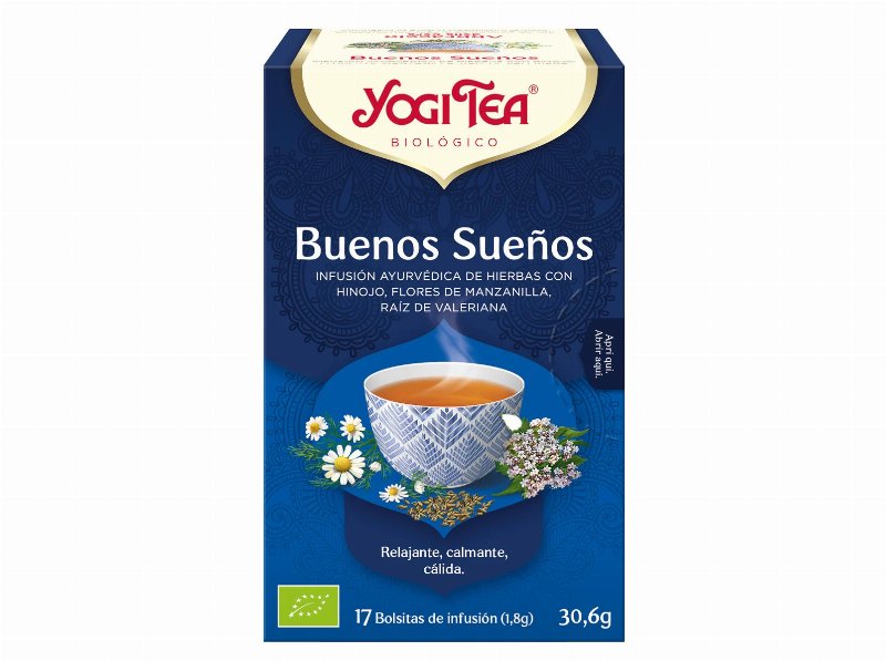 Infusão Yogi Tea Boas Noites Bio 17 Saq