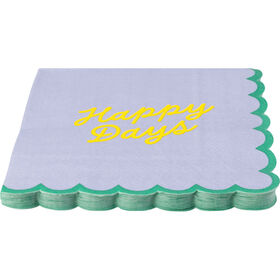 Conjunto 16 Guardanapos Happy Lilás Kasa 1 Un