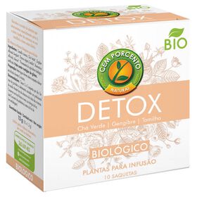 Infusão Detox Saquetas Cem Porcento 10 Un