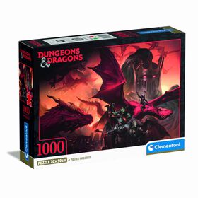 Clementoni - Puzzle Dungeons & Dragons 1000 Peças