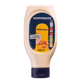 Maionese Top Down Sem Glúten Continente 500 ml