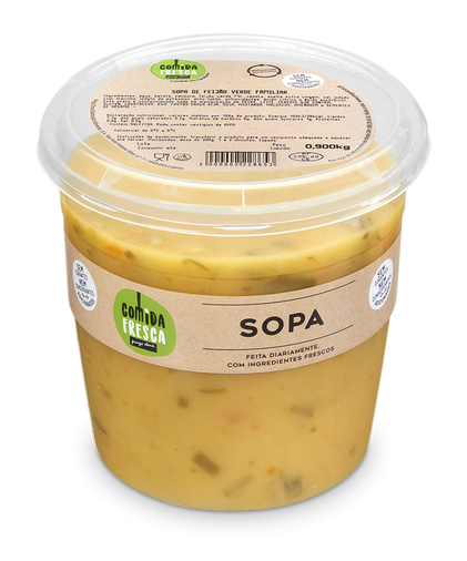 Sopa De Feijão Verde Comida Fresca 0.9Kg