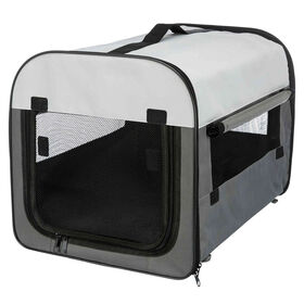 Transportadora Para Cão Tecido Azul Nylon Tcamp 40X40X55 Cm Trixie 1 Un