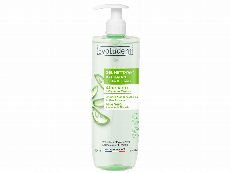 Gel De Limpeza Evoluderm Aloe Vera 500 ml