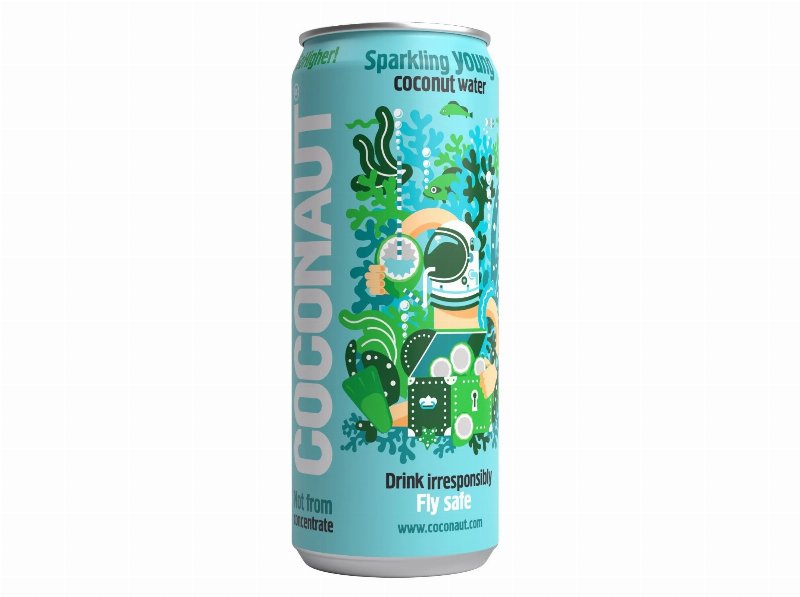 Água De Coco Coconaut Com Gás 0.32 l