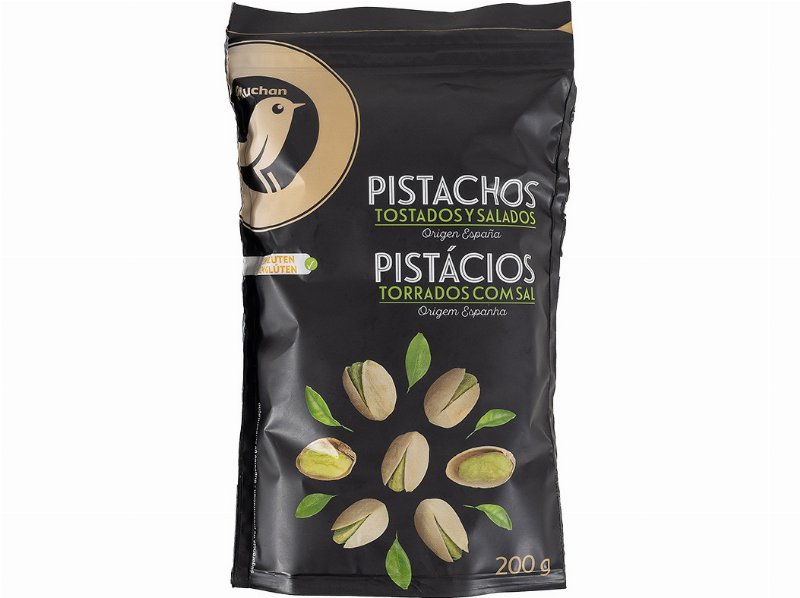 Pistachios Auchan Gourmet Torrado Com Sal 200 g