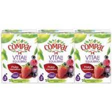 Sumo Frutos Vermelhos 3X200 ml Compal (31-07-2026)