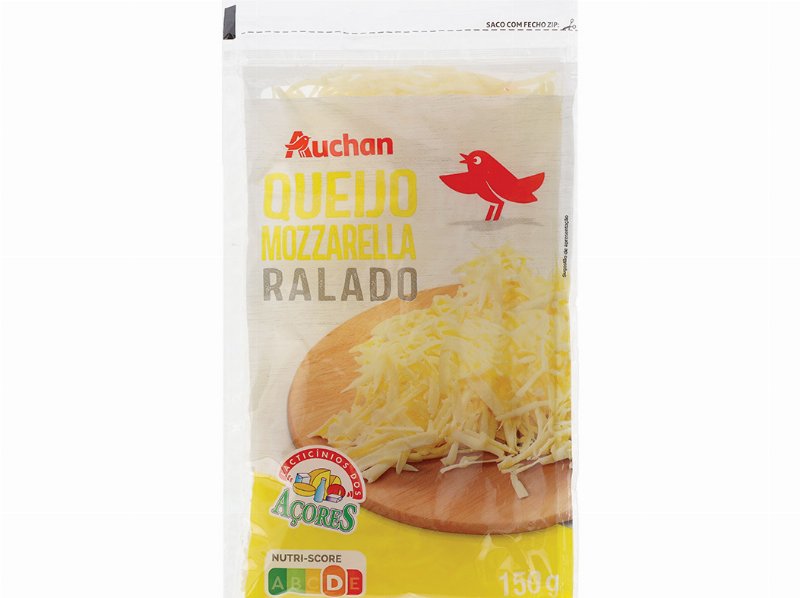 Queijo Mozzarella Auchan Ralado Açores 150 g