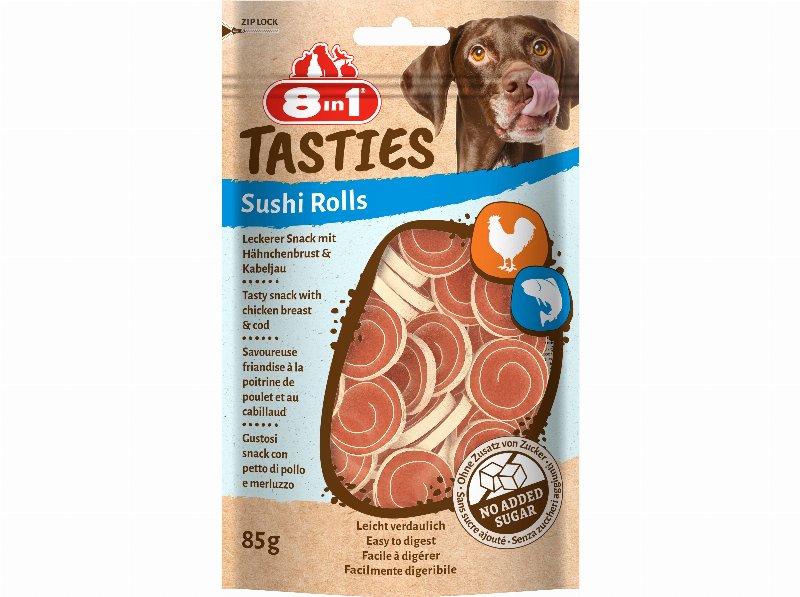 Snacks Cão 8In1 Sushi Rolls 85 g