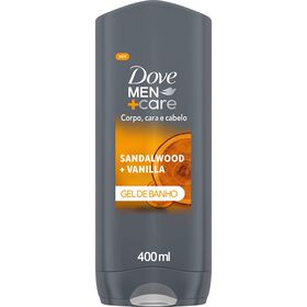 Gel De Banho Sandalwood Vanilla Dove Men +Care 400 ml