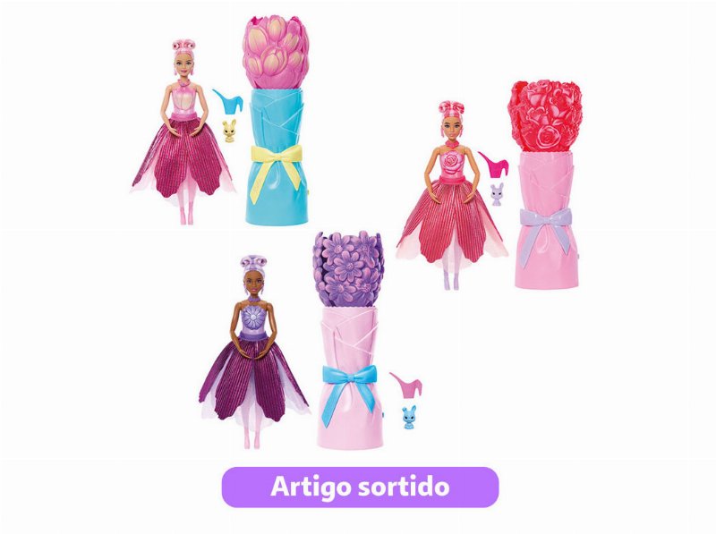 Boneca Pop Reveal Pétalas Barbie Modelos Sortidos